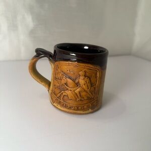 Stonebridge Pottery Tintagel Knight 3D Pottery Mug